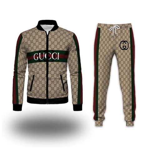 gucci men's tracksuit|authentic gucci tracksuit.